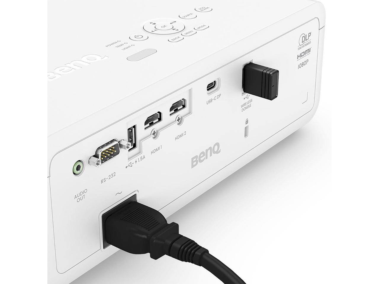 FORIRO C as G  
senog O BAX USB-CDP DP  
WIRELESS DLP 20 TRTN HDMI 1080P AUDIO OUT RS-232  
HDMI 1 1.5A 2 HDMI2  
BenQ