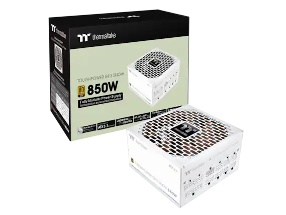 Thermaltake Toughpower GF3 Snow 850W 80+ Gold Fully Modular Power Supply