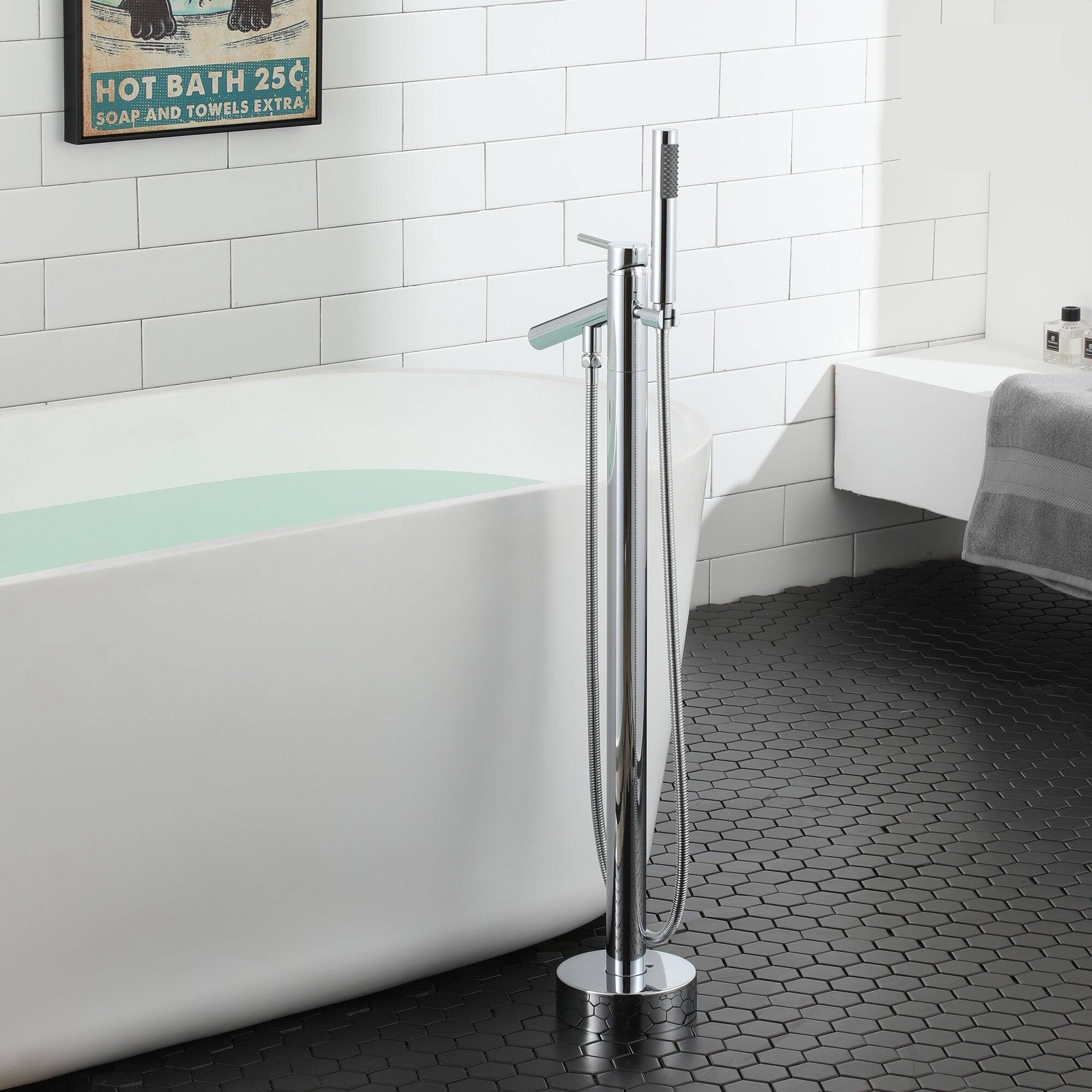 HOT BATH 25c SOAP AND TOWELS EXTRA