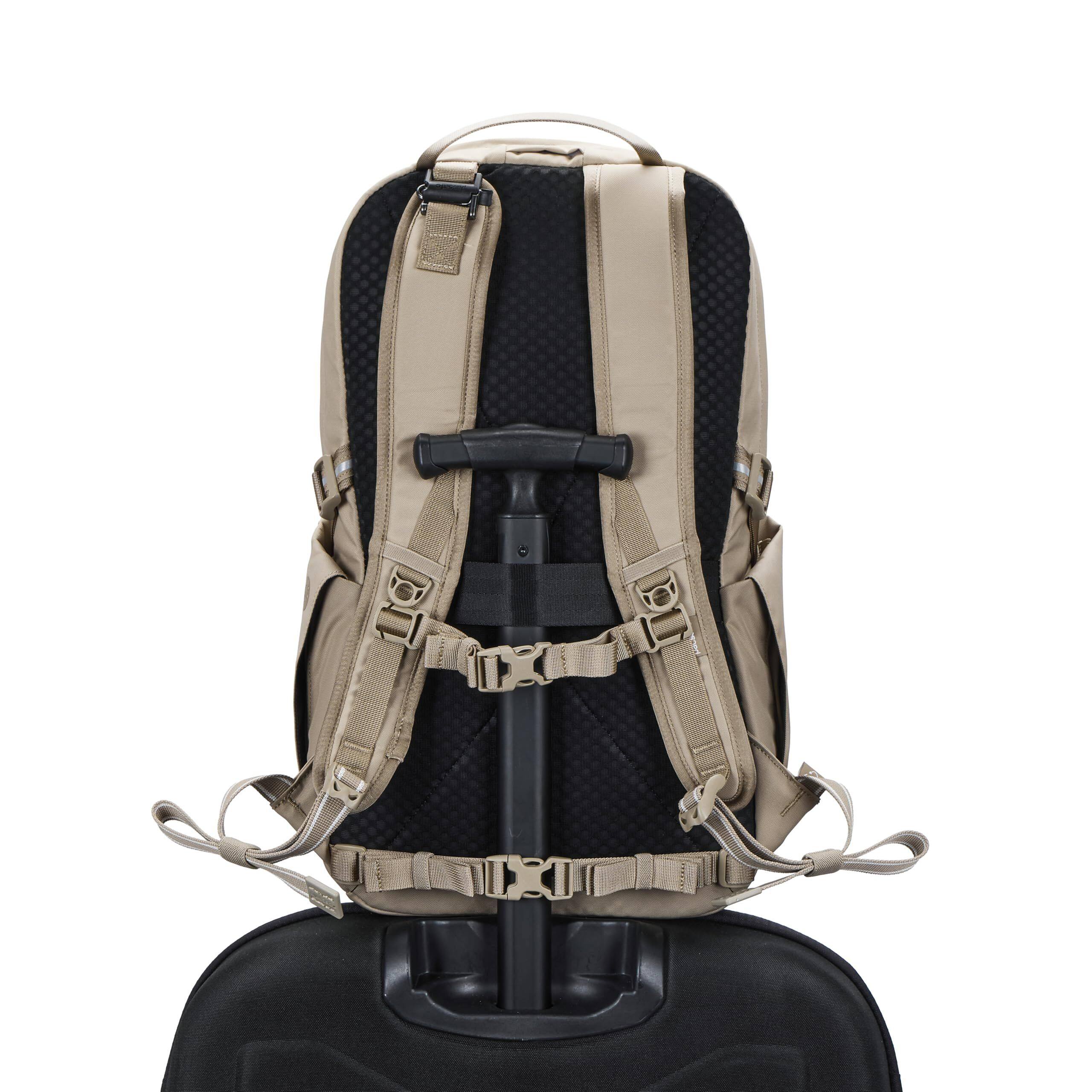 Alt View 4. Pacsafe - Vibe Anti Theft 24L Active Backpack - Beige.