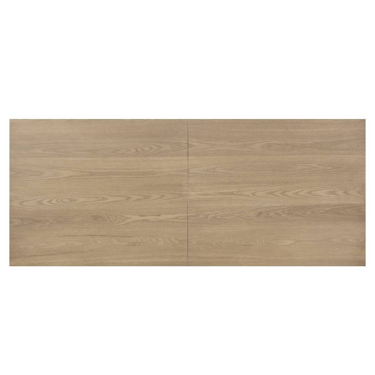 Alt View 1. Loheer - Loheer 95 Inch Dining Table, Light Ash Finish, Solid Wood and MDF, Seats 8 - Natural Ash.