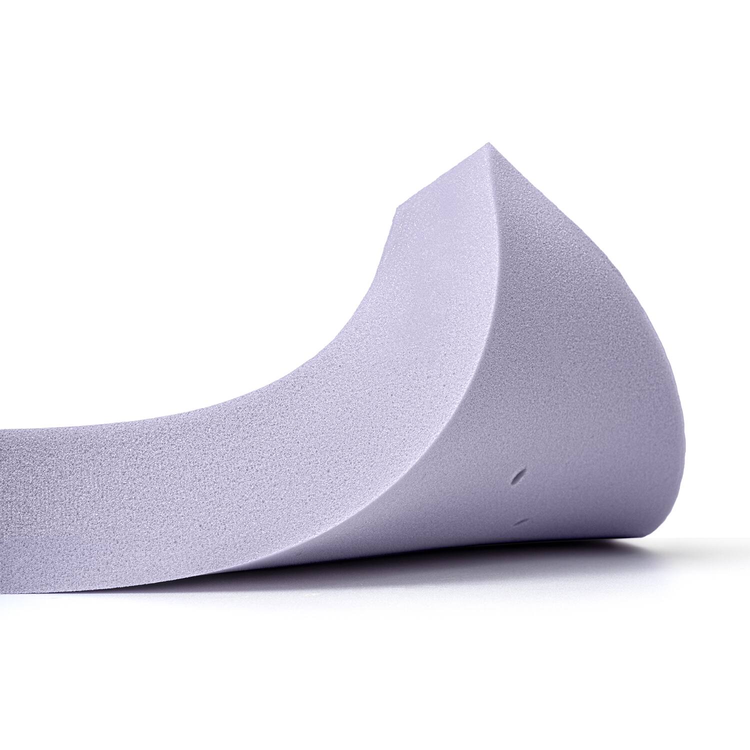 Alt View 1. Deco Home - 3-Inch Queen Memory Foam Mattress Topper with Infused Lavender Scent, Ventilated MT3QNLV02 - Light Purple.