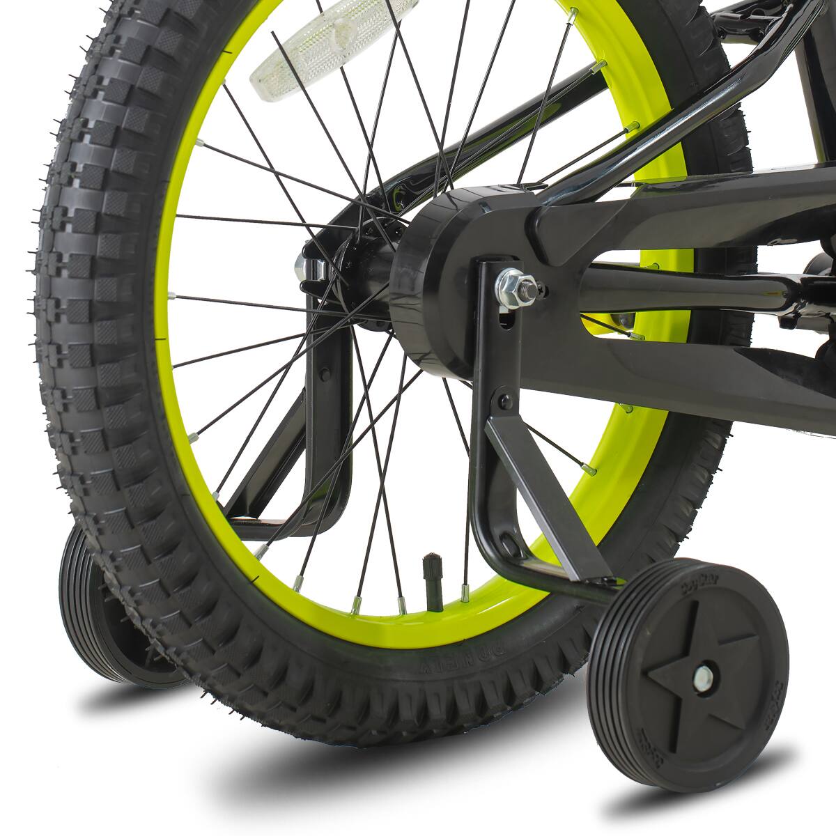 Alt View 5. JOYSTAR - JOYSTAR NEO 20 Inch Kids Bike for Boys & Girls Ages 7-13, Kids Mountain Bicycle with Training Wheels & Handbrake, Black - Purple.