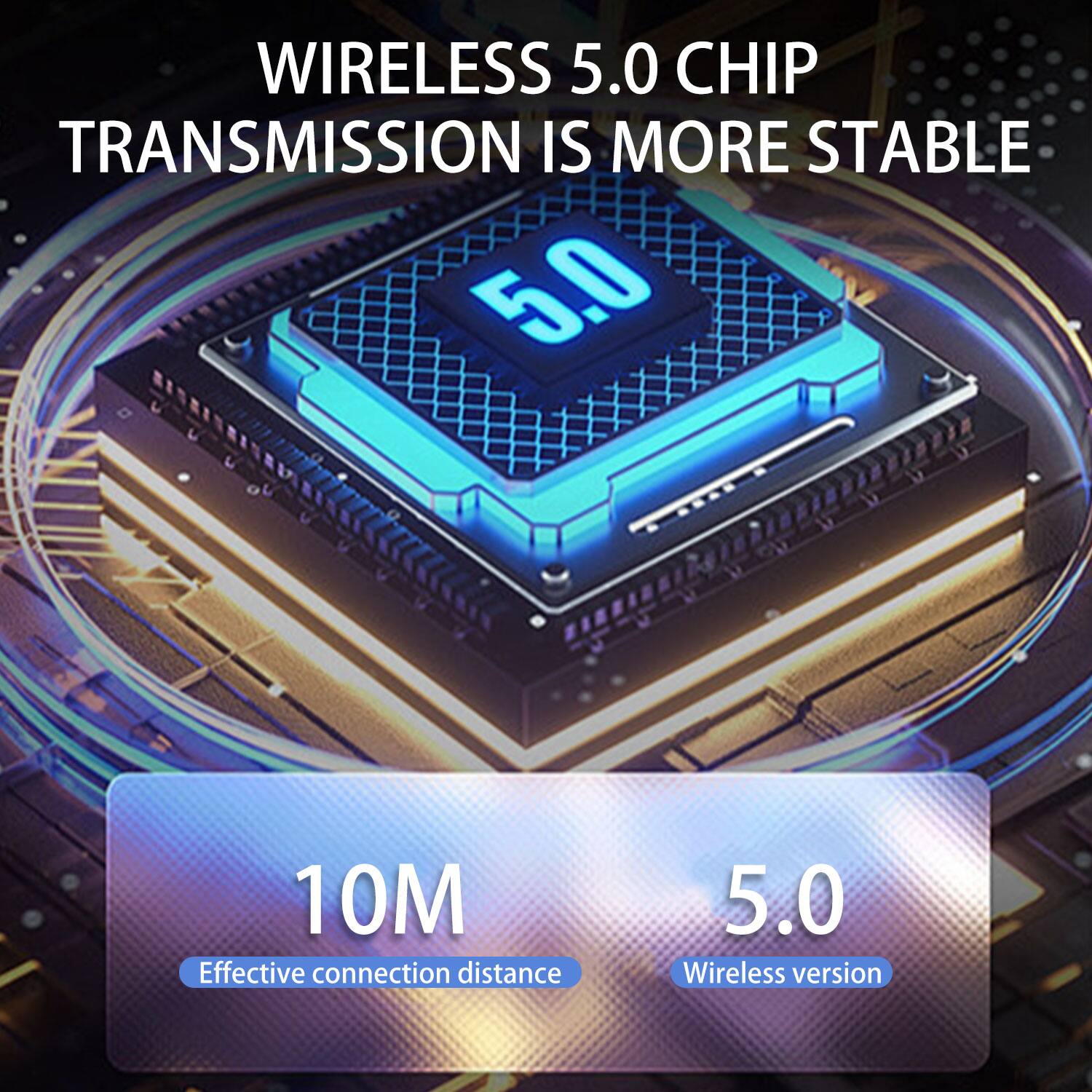 Alt View 8. Topteng - BS-68 ​​2.1CH Bluetooth 5.0 Speaker System with Subwoofer, RGB Lights, TWS Pairing, Detachable Design for Home Theater​ - Black.