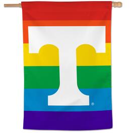 WinCraft - Tennessee Volunteers 28" x 40" Rainbow Primary Logo Single-Sided Vertical Banner - Multicolor