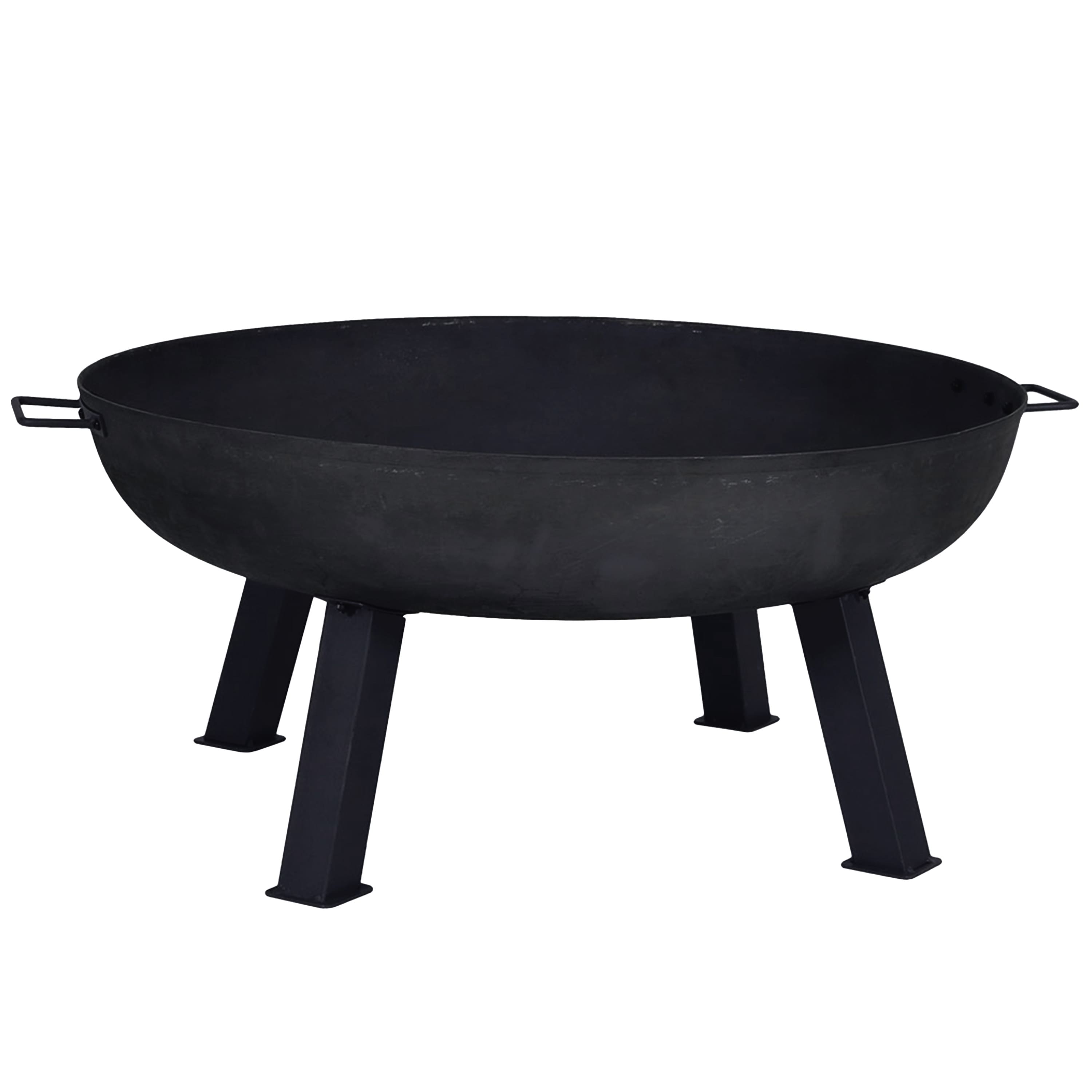 Sunnydaze - 34 in Rustic Cast Iron Outdoor Raised Fire Pit Bowl - Black price history on PriceWatchPro