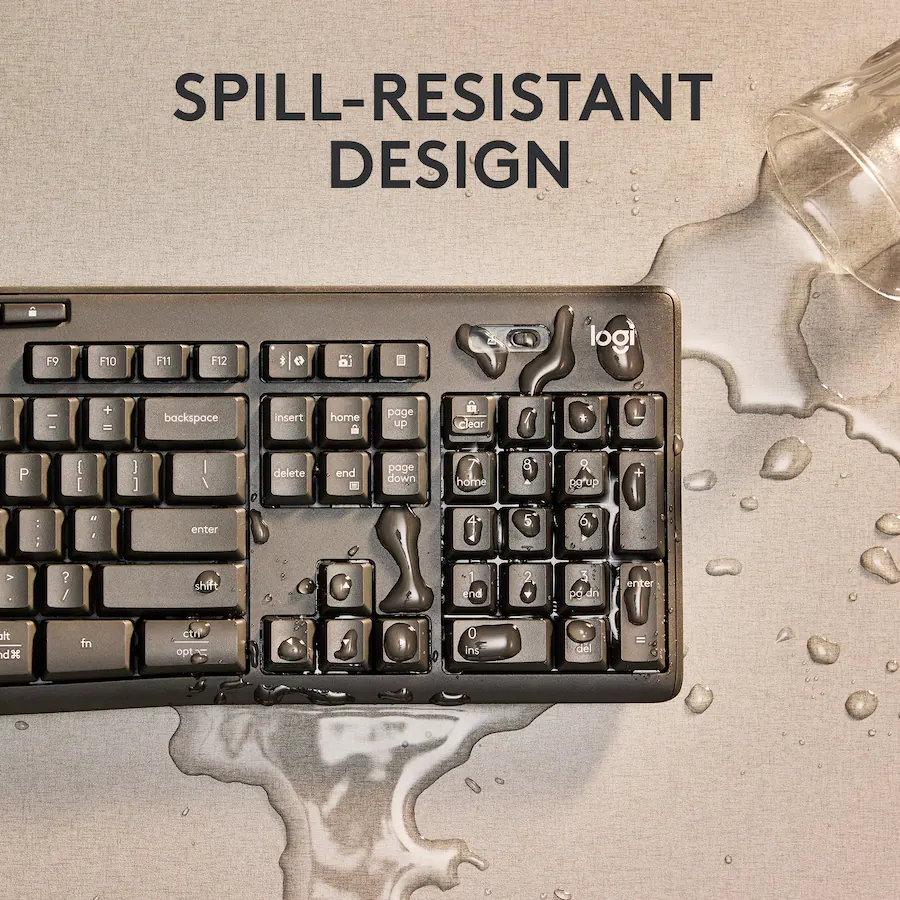 Logitech MK370 Combo for Business Full Size Wireless Membrane