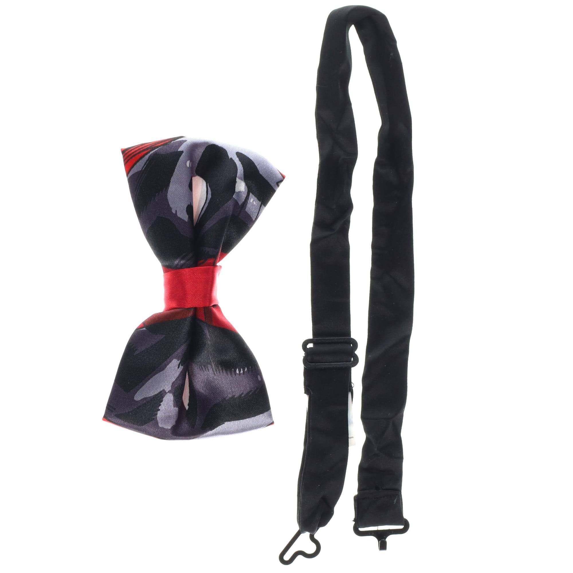 Alt View 1. Marvel - Marvel Deadpool Bow Tie - Black.
