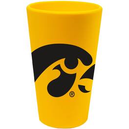 WinCraft - Iowa Hawkeyes 16oz. Silicone Pint Glass - Multicolor