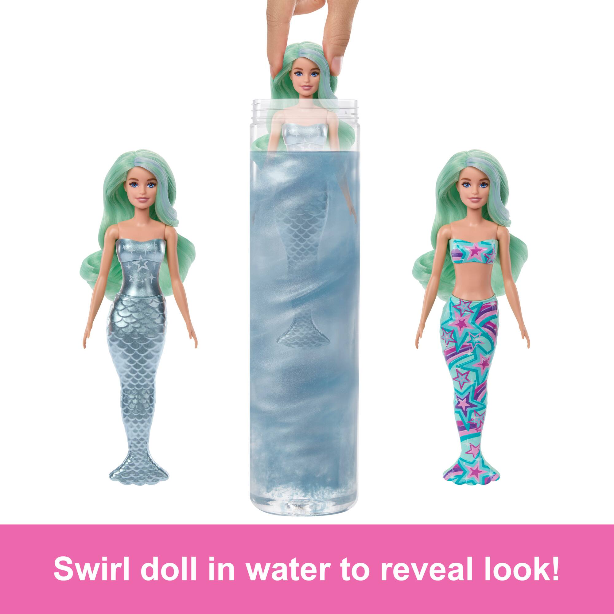Barbie Color Reveal Mermaid Series 11.5" Doll Styles May Vary HRK12 ...