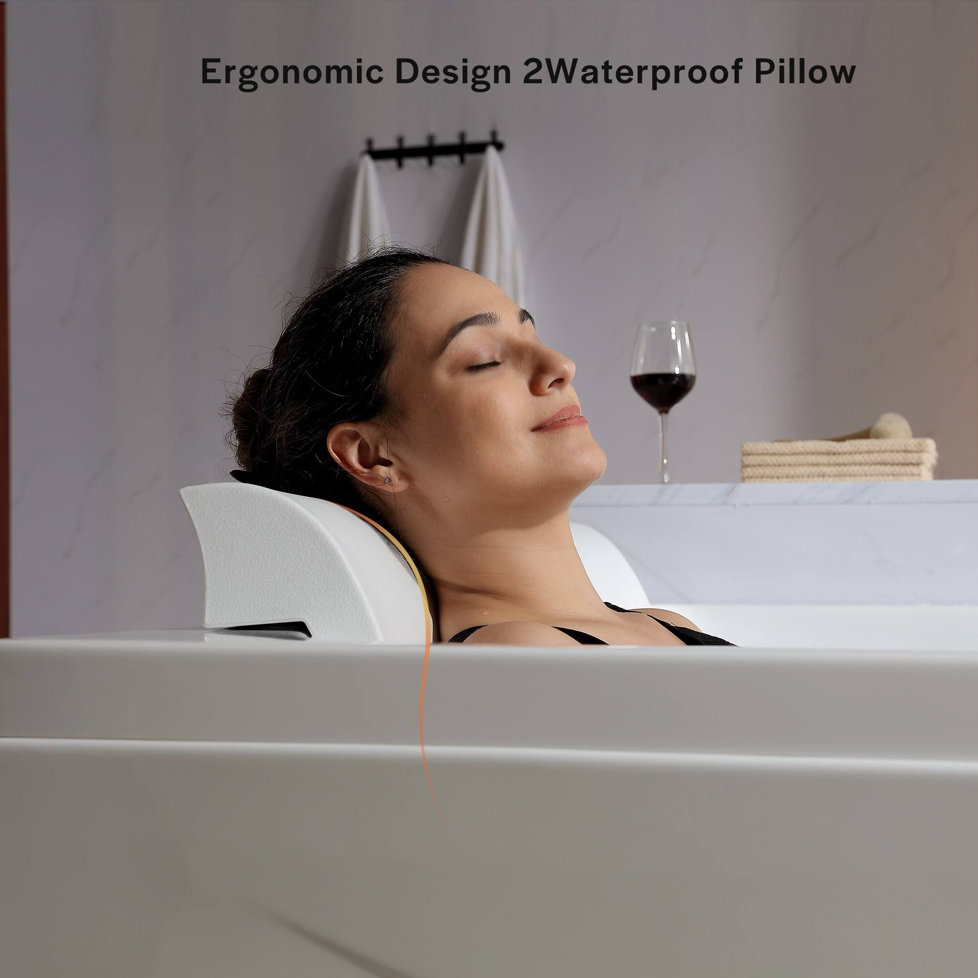 Ergonomic Design 2 Waterproof Pillow