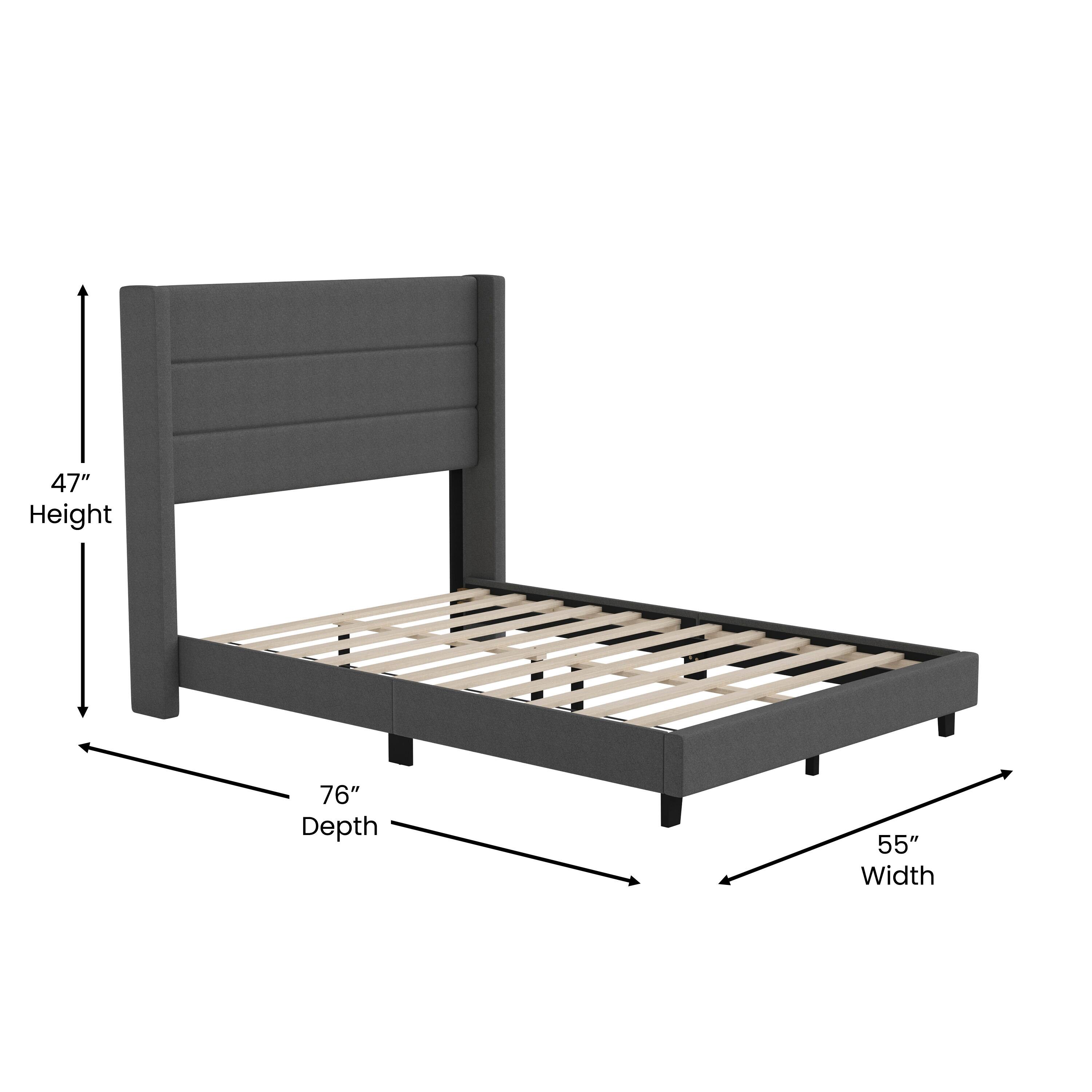47" Height, 76" Depth, 55" Width