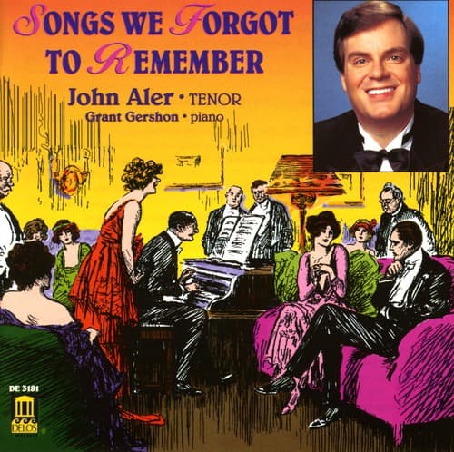 John Aler - Songs We Forgot to Remember  - COMPACT DISCS