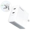 90° foldable plug design
C1: 45W Max
C2: 45W Max
Model: EA24
CE