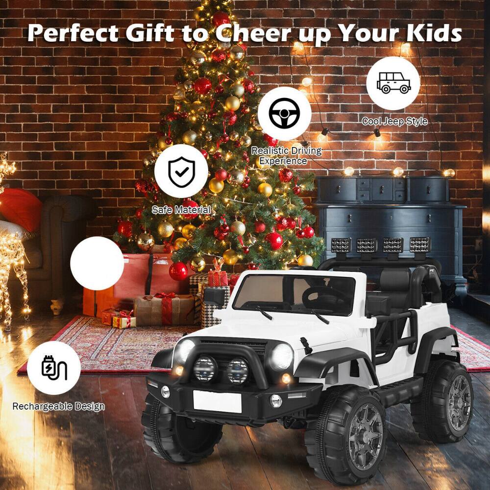 Perfect Gift to Cheer up Your Kids

- Cool Jeep Style
- Realistic Driving Experience
- Safe Material
- Rechargeable Design