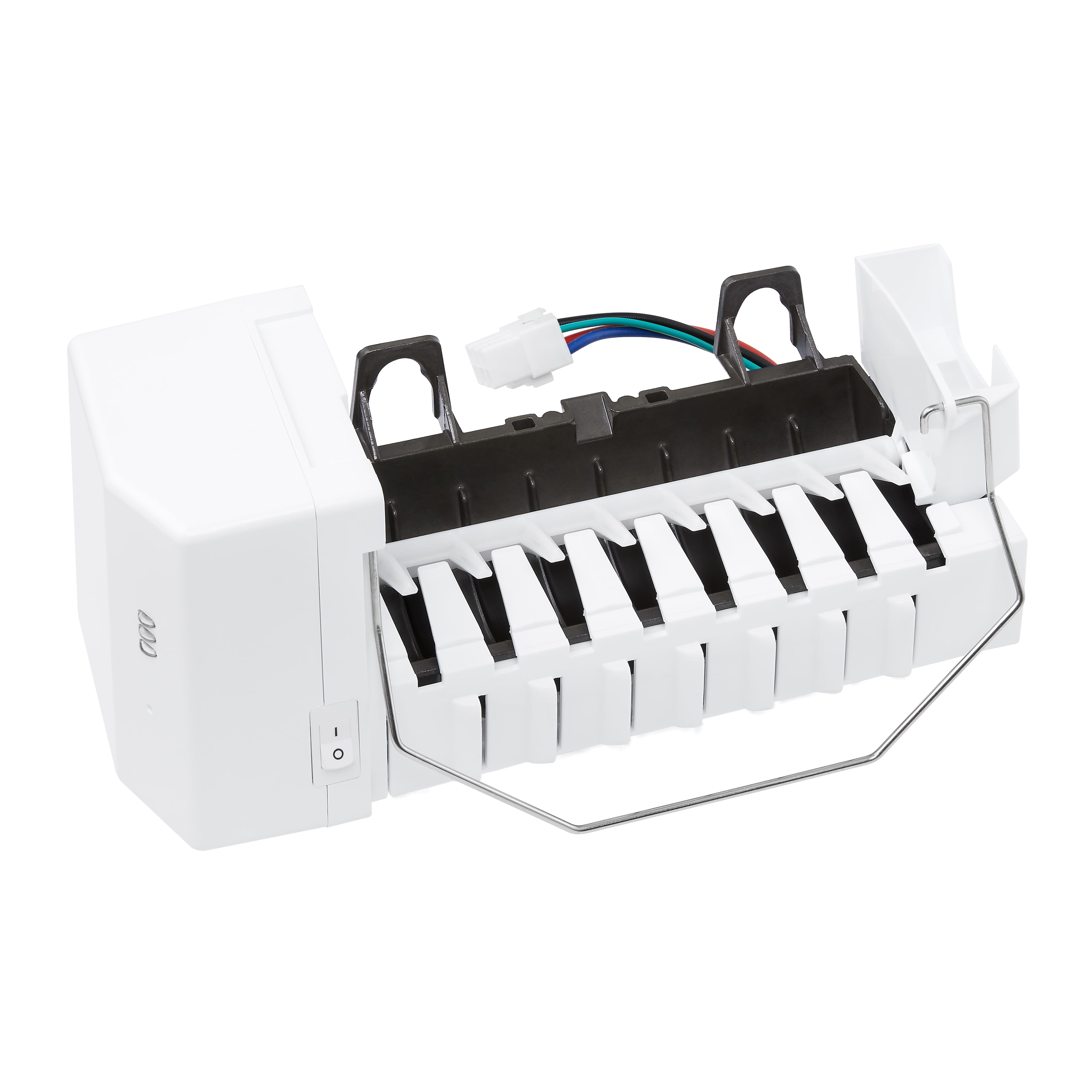 Left. LG - Automatic Ice Maker - White.