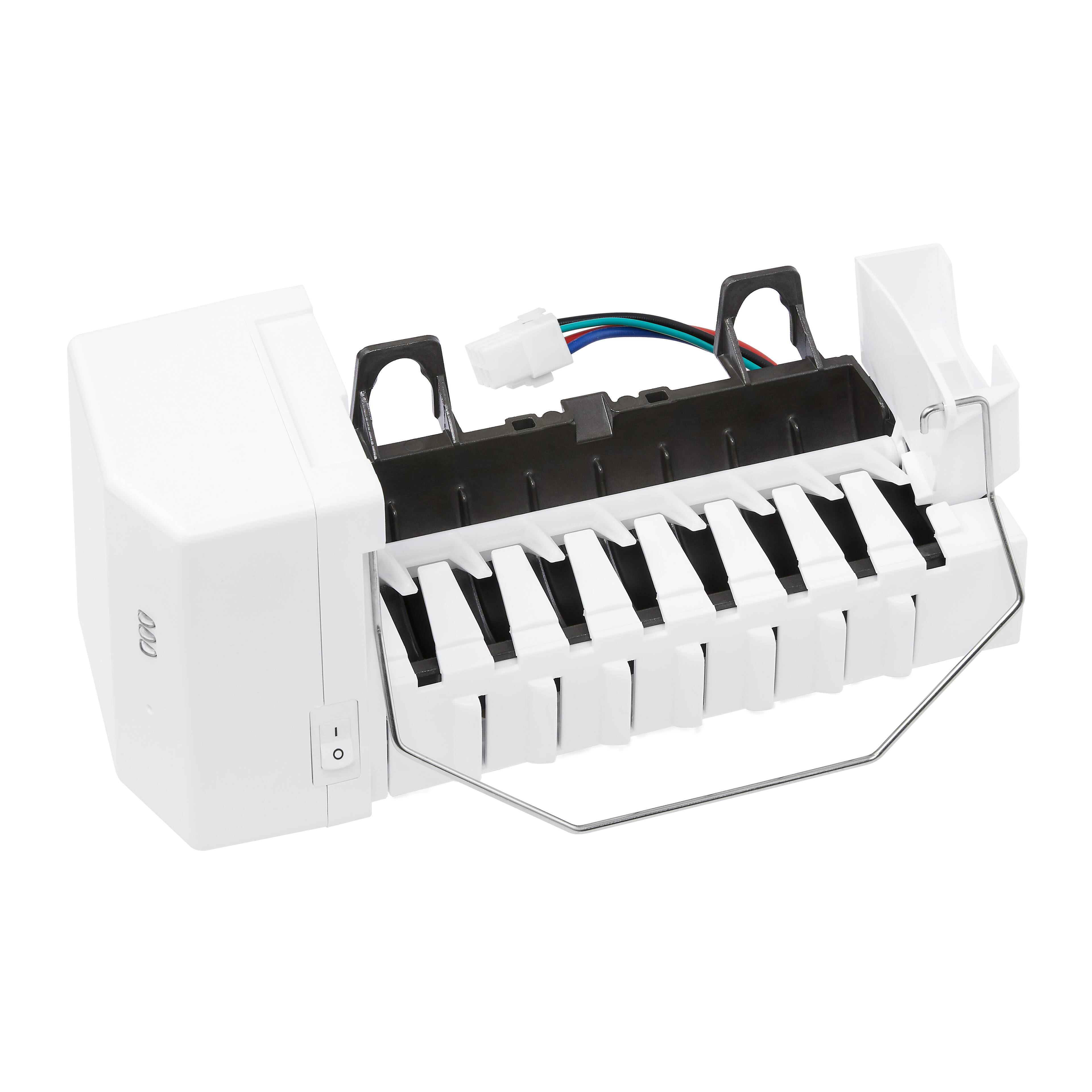 Left. LG - Automatic Ice Maker - White.