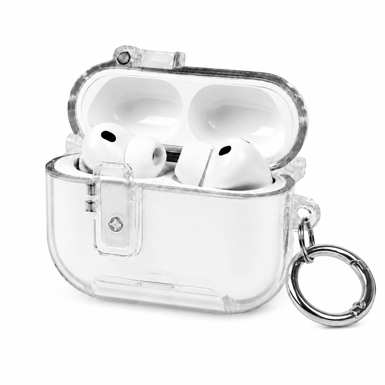 Vena - For Apple AirPods Pro 3 Case TPU, with Auto Open Lock Cover, Protective Cover For MagSafe AirPods Pro Gen 3 3rd - Clear