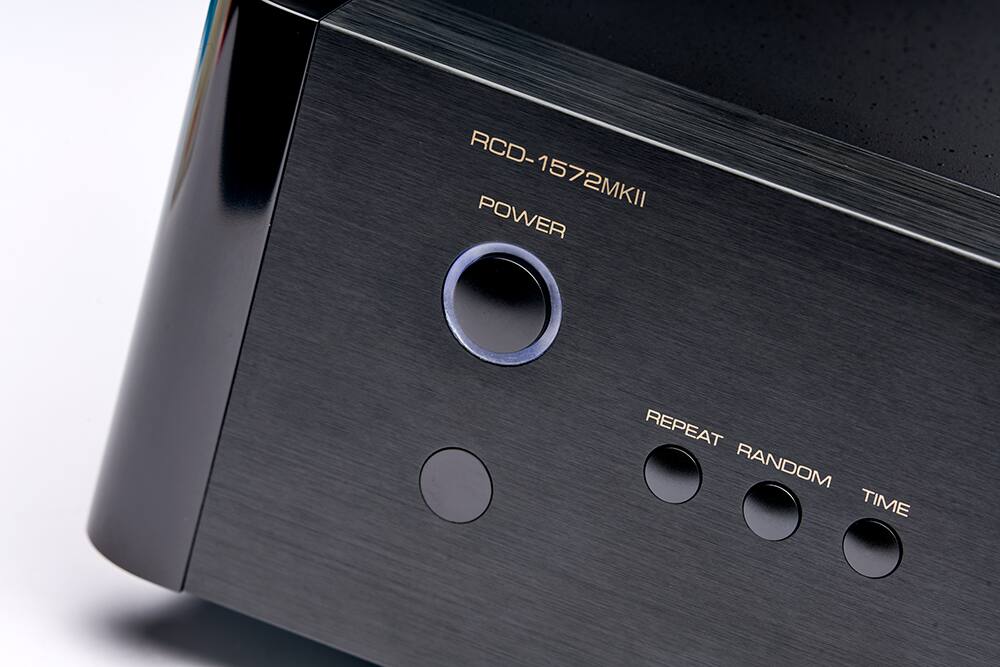 The text on the image reads "RCD-1572MKII POWER REPEAT RANDOM TIME."