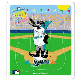 Hunter - Florida Marlins MLB Licensed 9-pc Puzzle for Toddlers - Multi