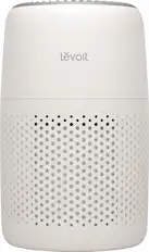 Front. Levoit - Levoit Core Mini with Night light, 254 sq ft - Cream White.