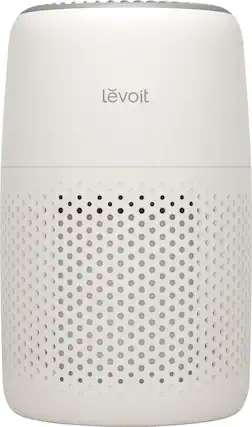 Front. Levoit - Levoit Core Mini with Night light, 254 sq ft - Cream White.