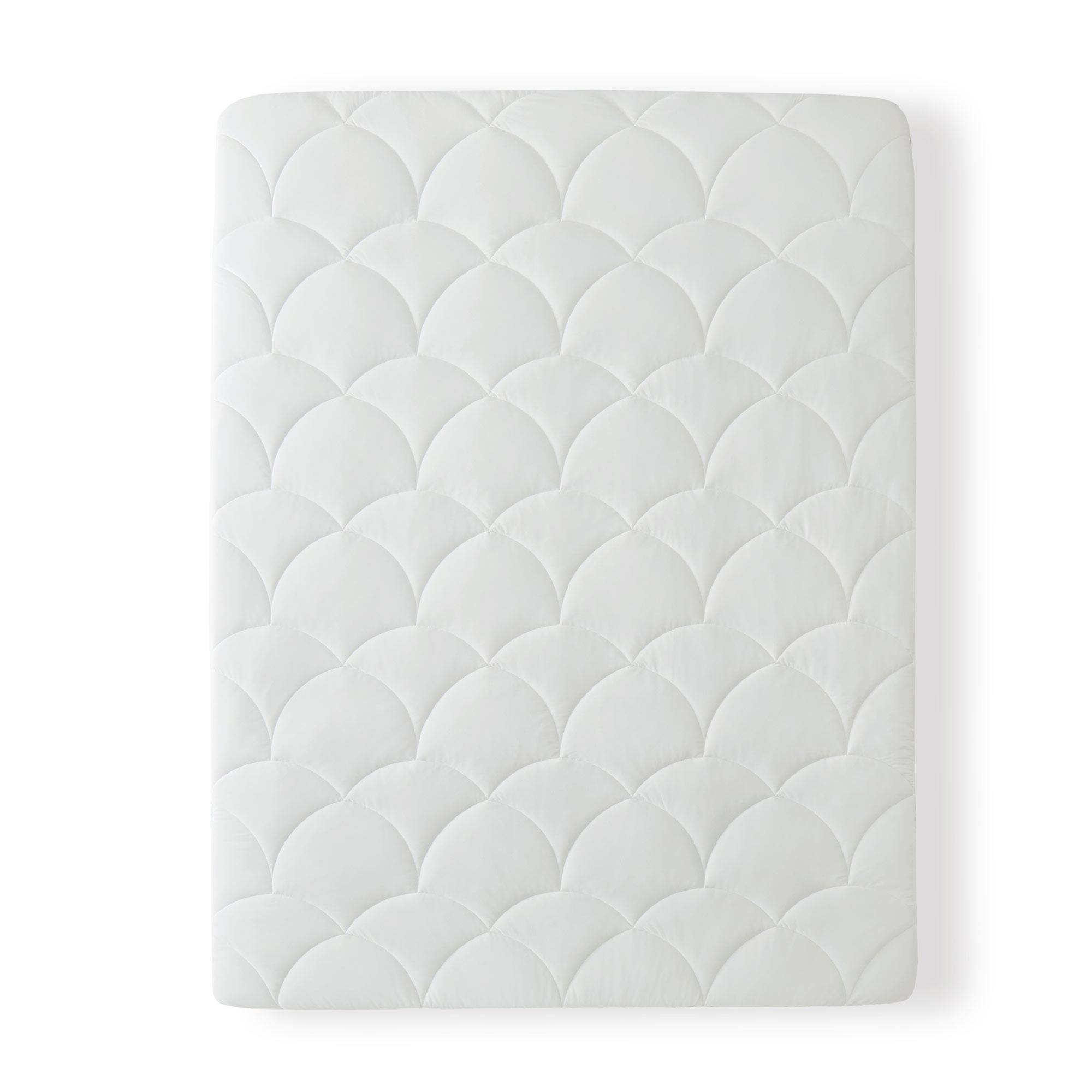Alt View 3. Peace Nest - Peace Nest Soft Cooling Waterproof Quilted Mattress Pad with Elastic Deep Pocket, Curved, Twin - Curved.
