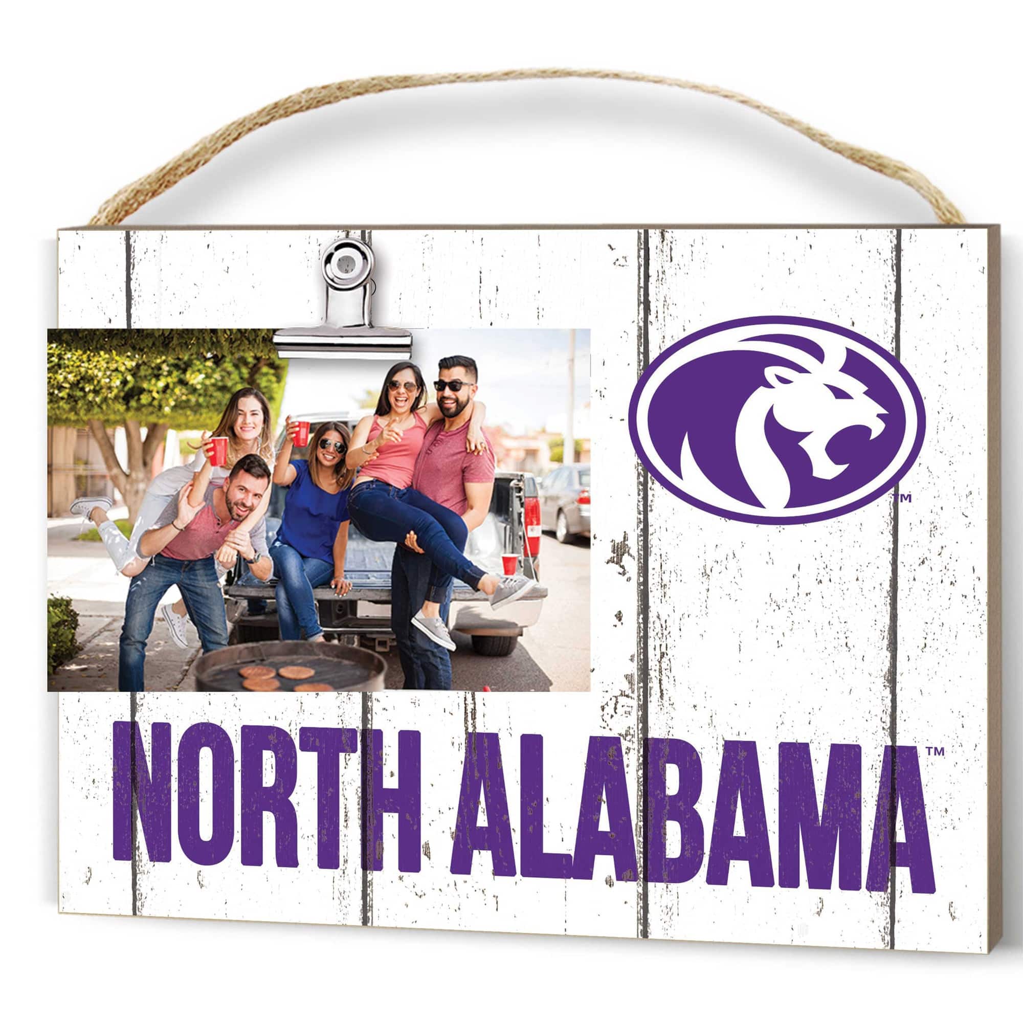 "Jardine - North Alabama Lions 8"" x 10"" Weathered Clip It Frame - White" price history on PriceWatchPro