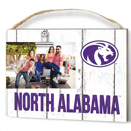 Jardine - North Alabama Lions 8" x 10" Weathered Clip It Frame - White