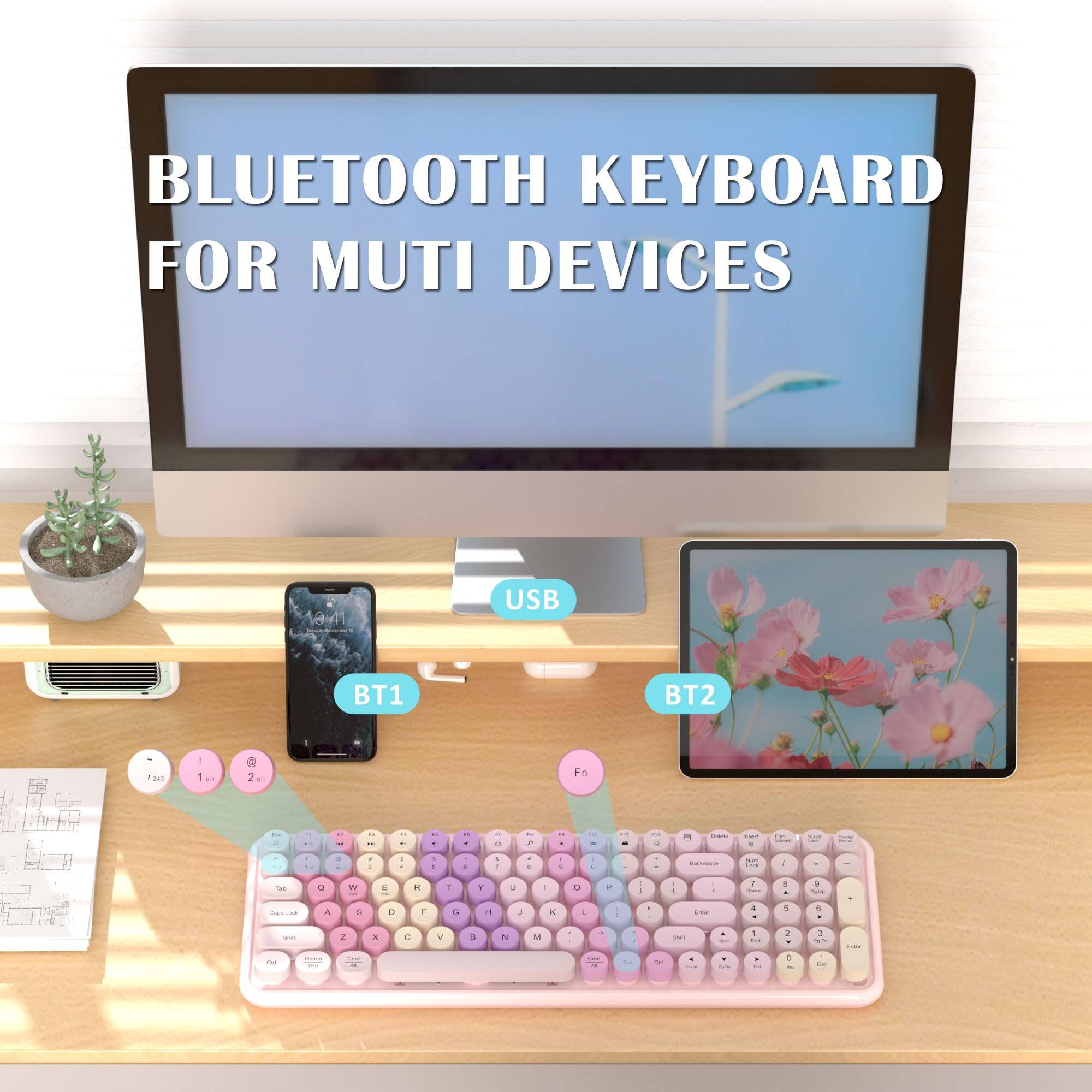 BLUETOOTH KEYBOARD FOR MULTI DEVICES

USB BT1 BT2