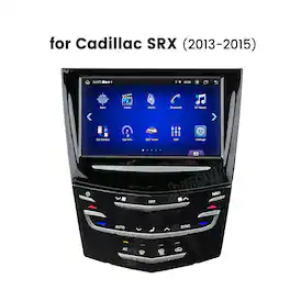 Junsun - For Cadillac SRX 2013-2015 8" 4+64GB Android15 8Core Carplay Car Stereo Radio GPS Navi DSP WIFI RDS SWC FM BT - Black