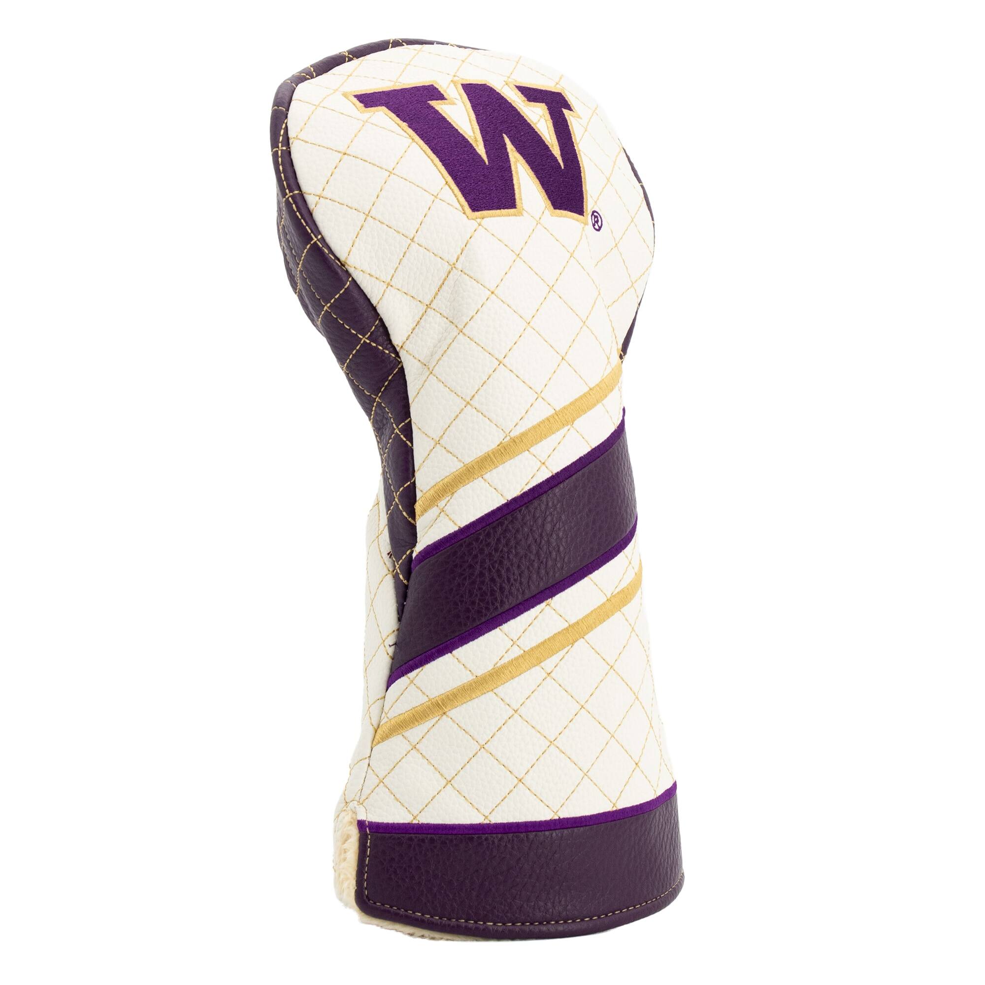Alt View 2. Team Golf - Washington Huskies Striped Quilted Driver Headcover - Multicolor.