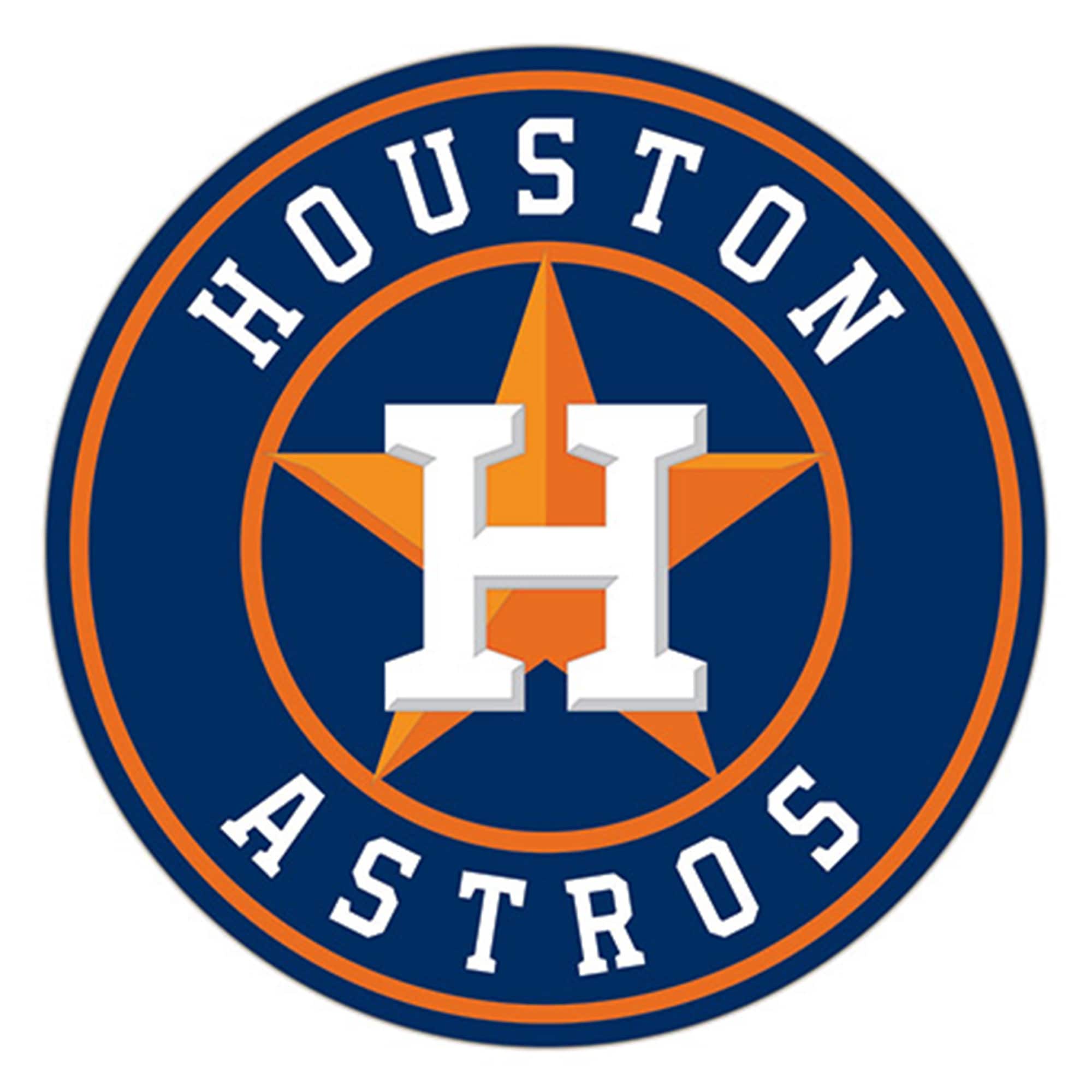 Houston Astros 24" Logo Cutout Sign