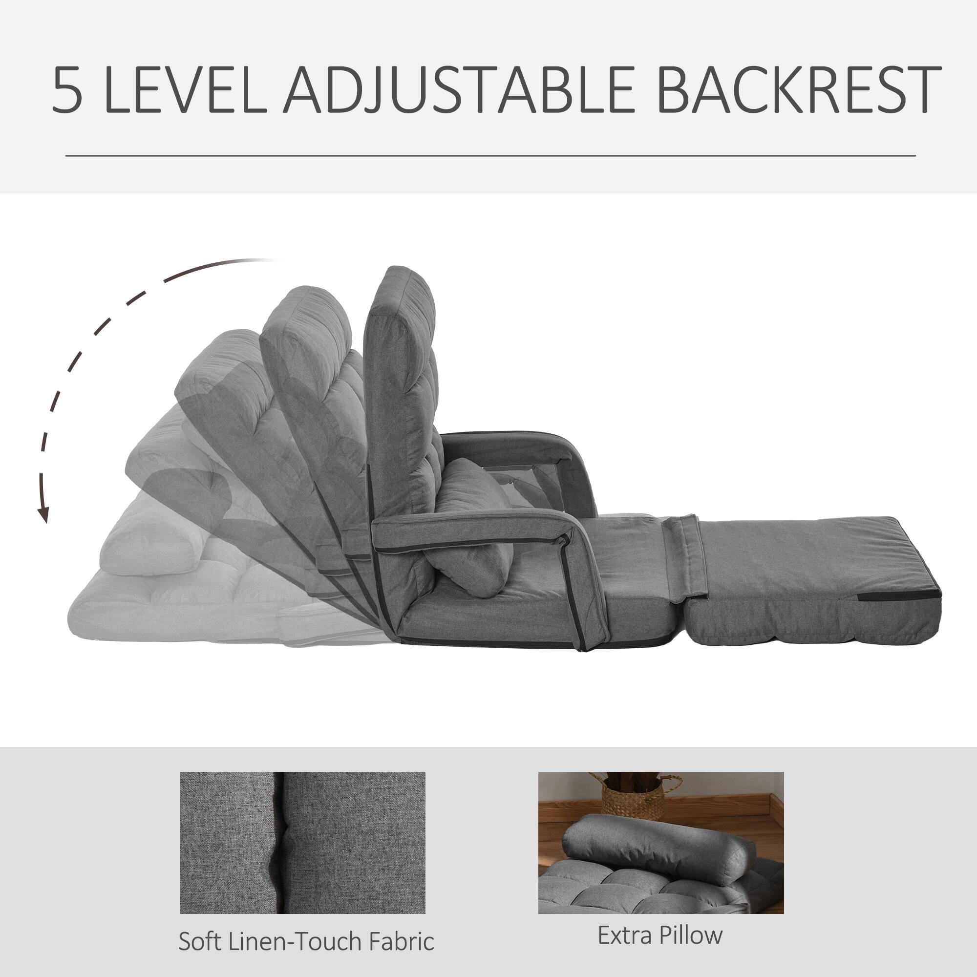 5 LEVEL ADJUSTABLE BACKREST

Soft Linen-Touch Fabric

Extra Pillow
