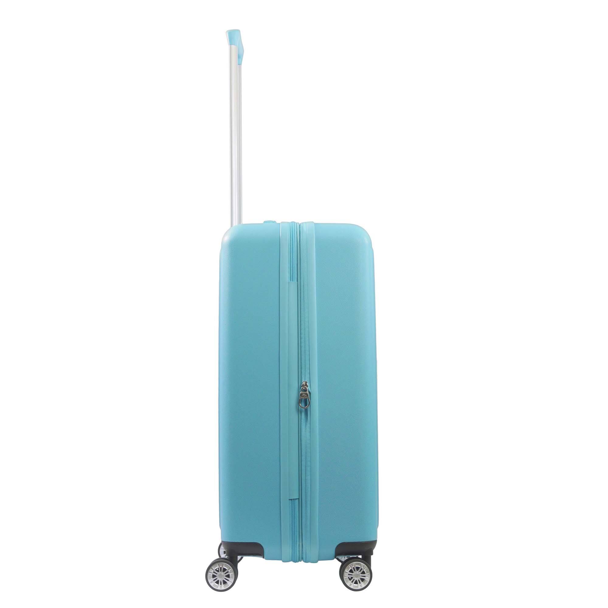 Left. Tommy Bahama - 26" Hardside Spinner Luggage with 3D Pineapple - Blue.