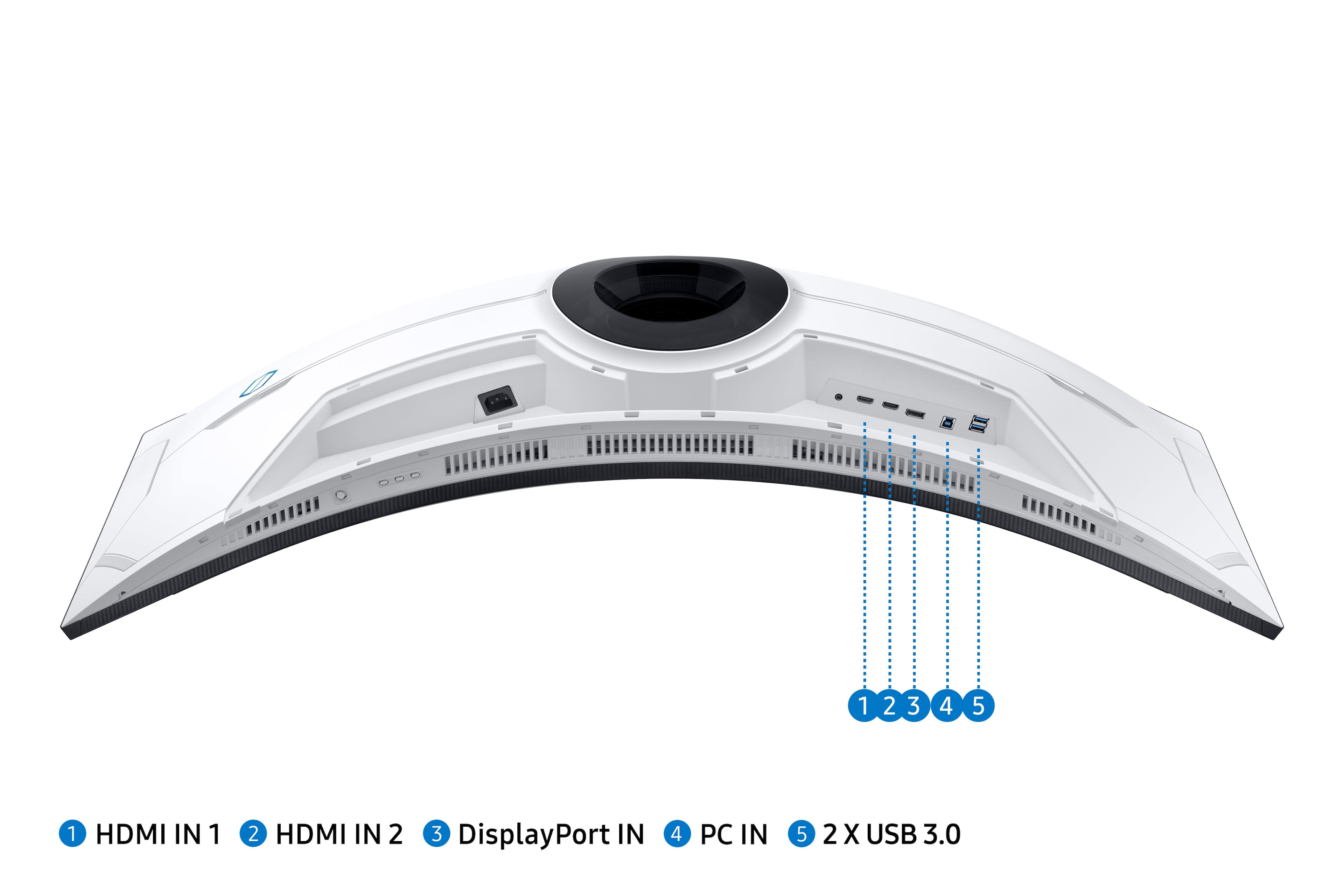 Alt View 26. Samsung - Geek Squad Certified Refurbished Odyssey Neo 49" LED Curved FreeSync and G-SYNC Compatable Monitor with HDR - Black.
