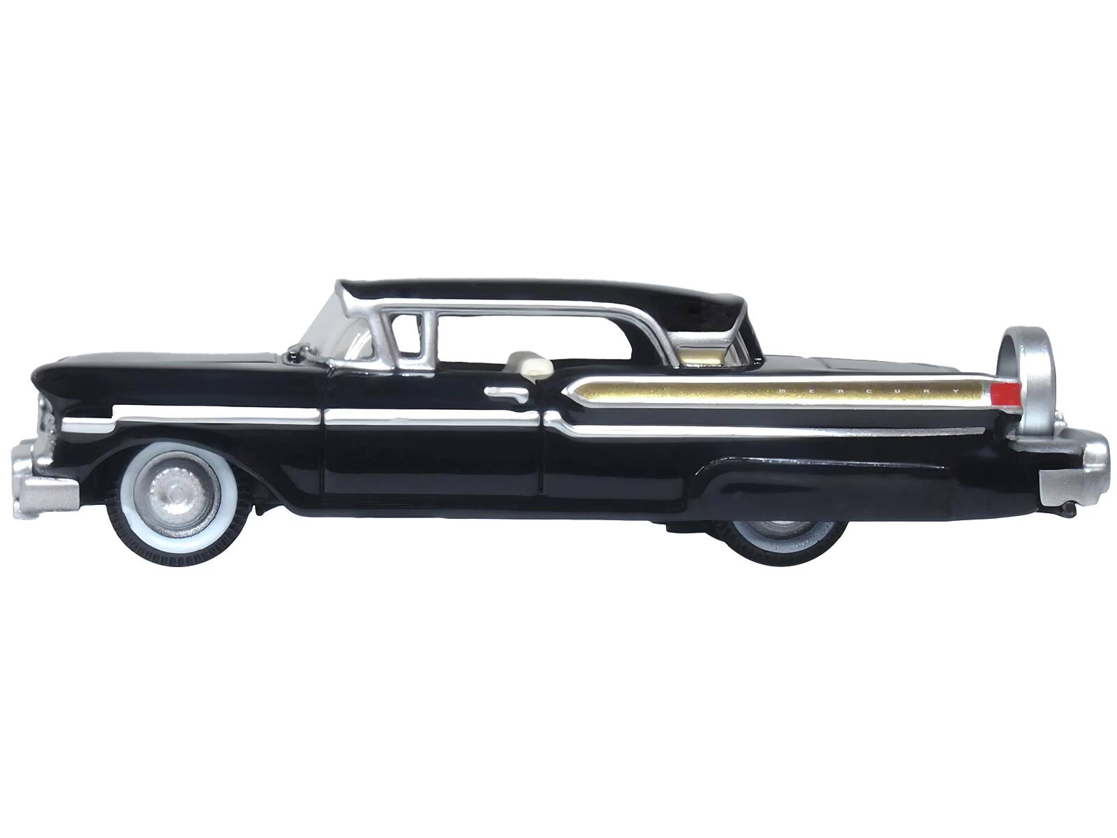 Angle. Oxford Diecast - 1957 Mercury Montclair Tuxedo Black 1/87 (HO) Scale Diecast Model Car by Oxford Diecast - Black.