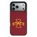 Front. Keyscaper - Iowa State Cyclones iPhone Solid Design Bump Case - 16 Pro Max - Multicolor.