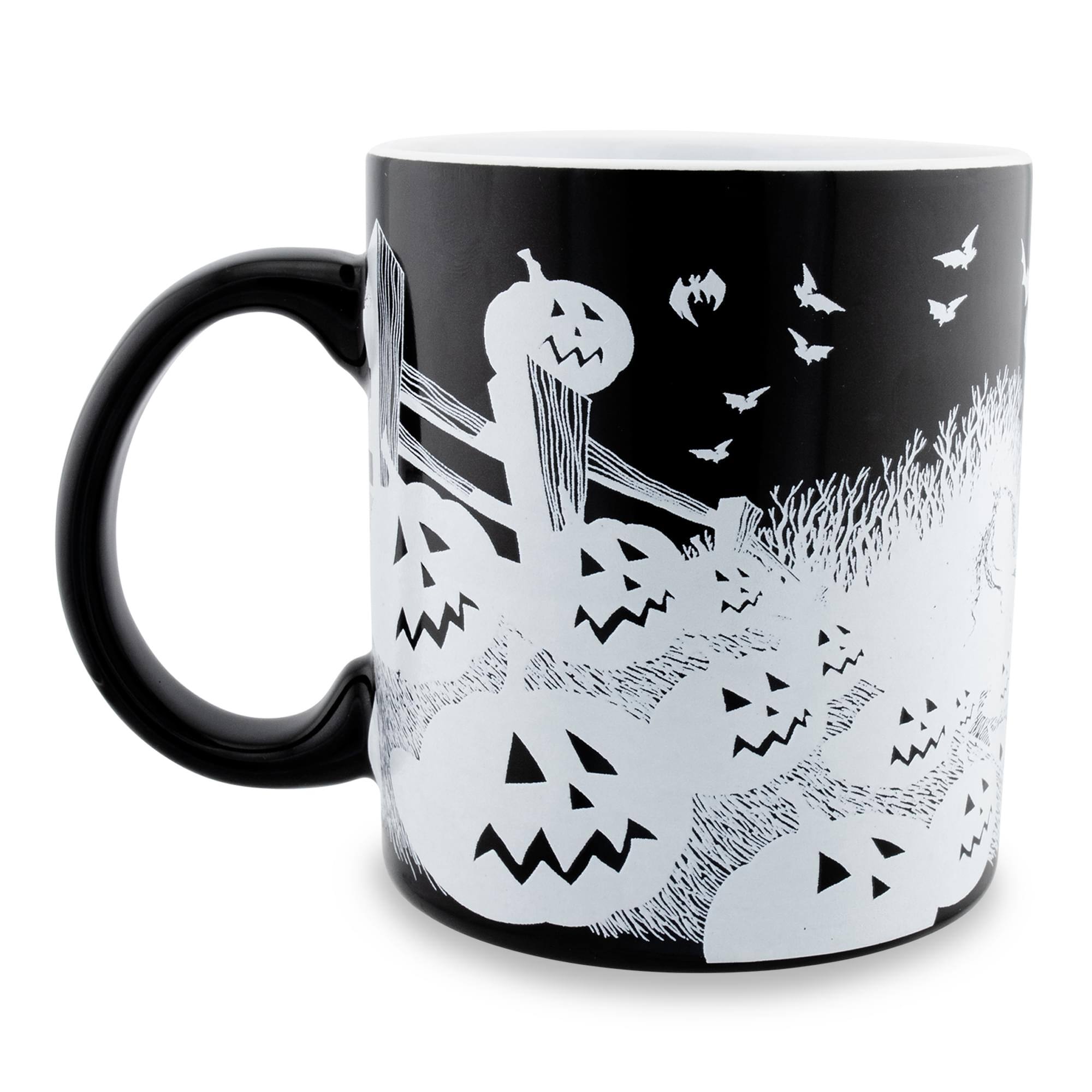 Alt View 10. Silver Buffalo - Disney The Nightmare Before Christmas Glow-In-The-Dark Ceramic Mug - Black.
