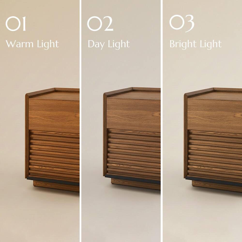 O1 Warm Light  
O2 Day Light  
O3 Bright Light