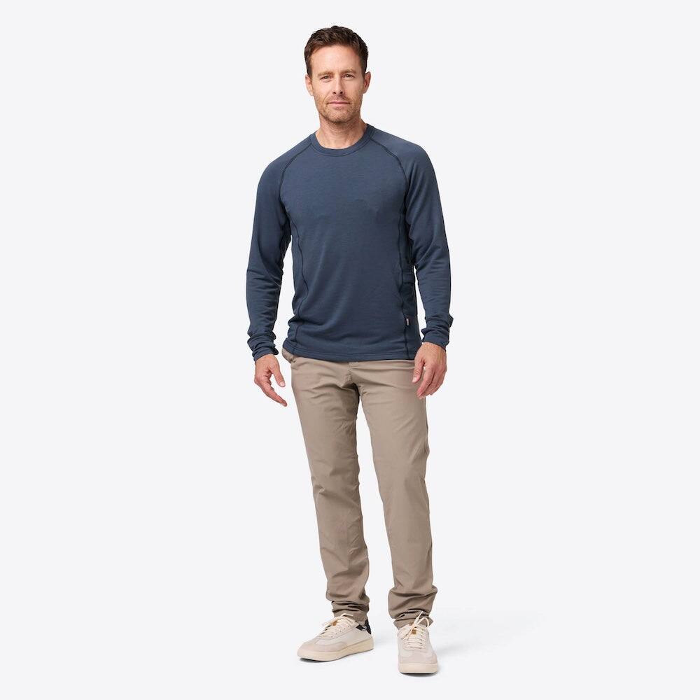 Alt View 2. Mobile Warming - App Controlled Men's BaseLite Heated Baselayer Shirt - Arctic Blue.