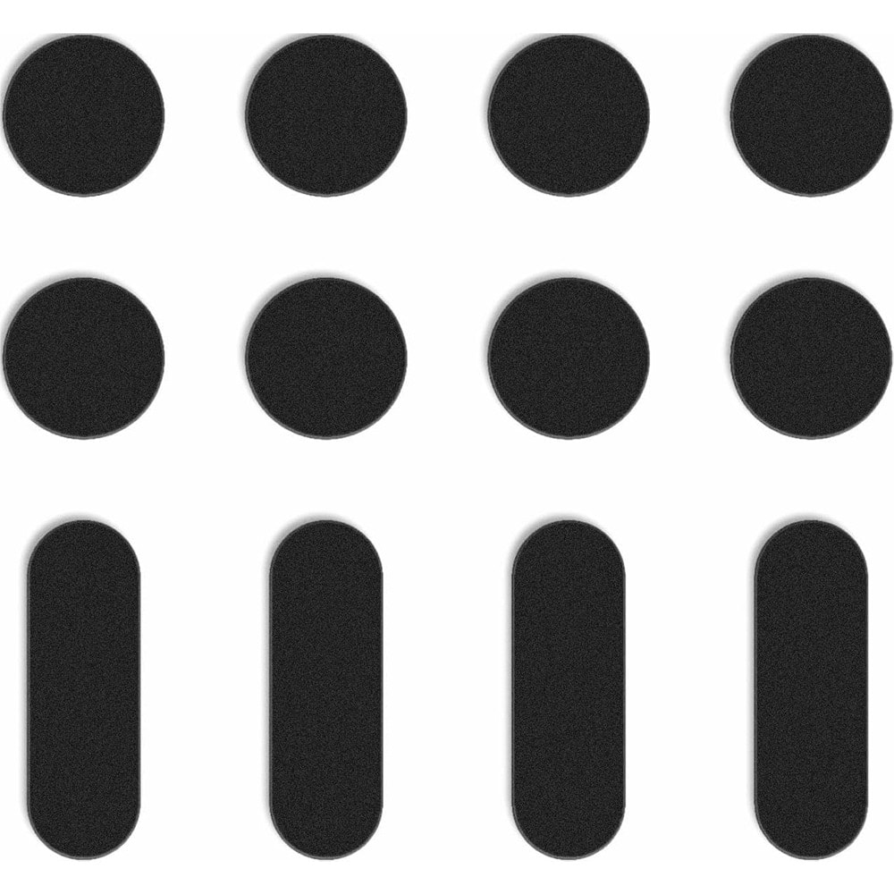 RTMB - Universal Webcam Covers, Privacy Protection – Black 12‑Pack