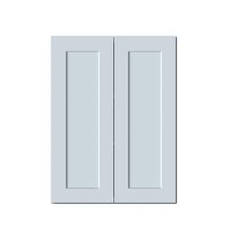 Boyel Living - 27in.W x12in.D x36in.H WALL CABINET Fully assembled Cabinet With Two HDF Doors - Gray