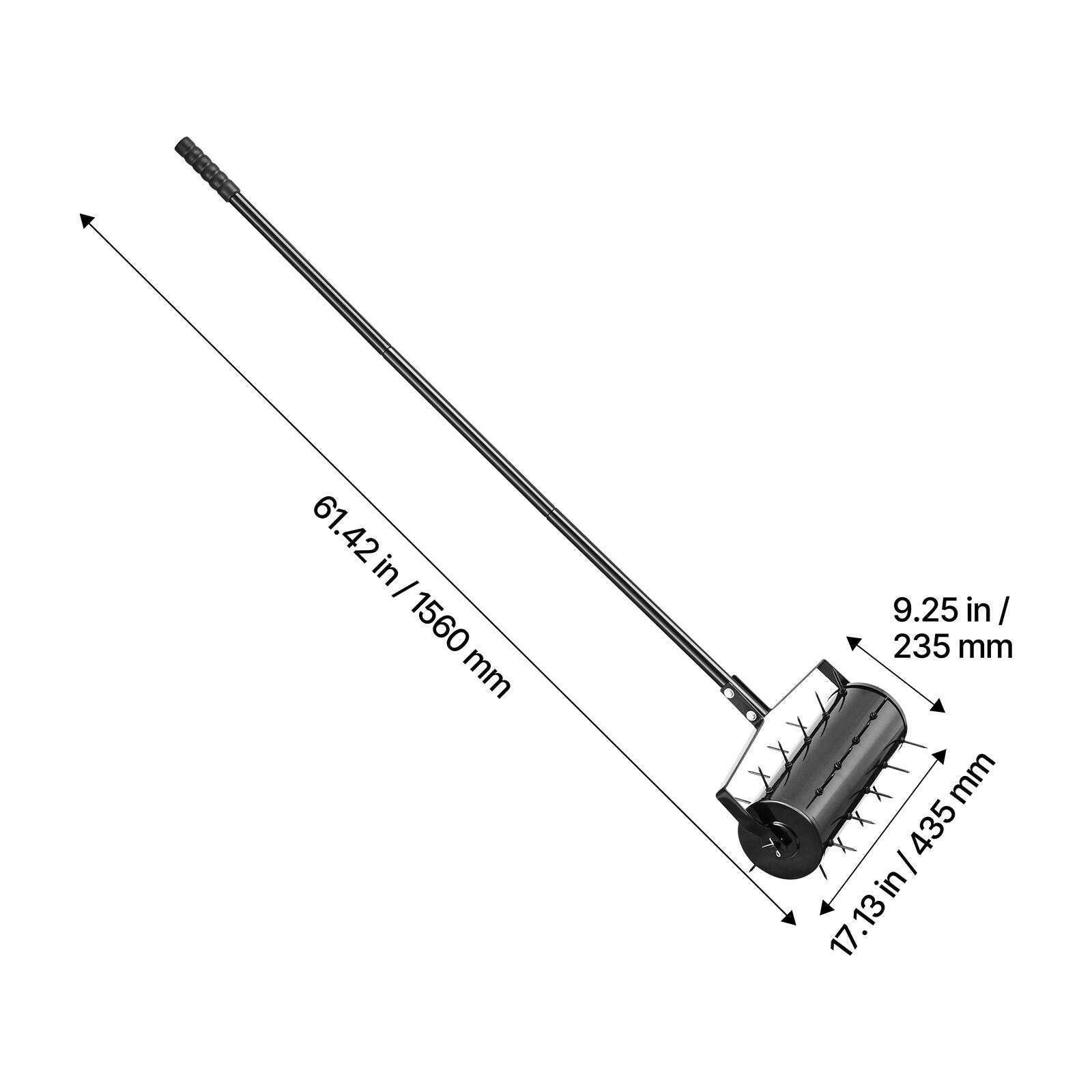 61.42 in / 1560 mm  
9.25 in / 235 mm  
17.13 in / 435 mm