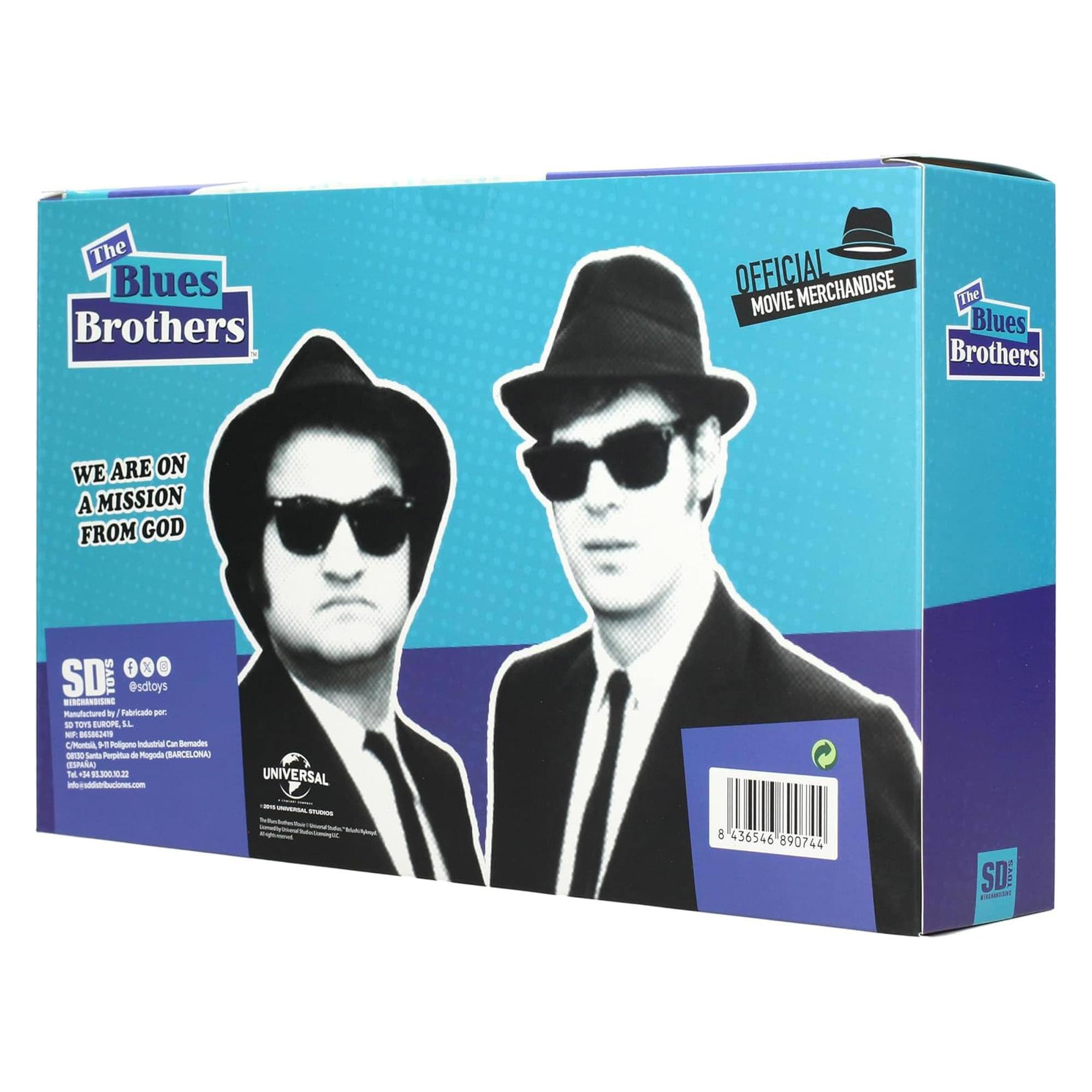 The Blues Brothers OFFICIAL MERCHANDISE The MOVIE Blues Brothers WE ARE ON A MISSION FROM GOD

SD TOYS @sdtoys

Manufactured by: SD Toys Europe, S.L.
Fabricated por: C. Múñiz, S.A. Pol. Ind. Can Rambones, Ctra. Barcelona, 43, 43002 Tarragona

UNIVERSAL

8 436546 89074