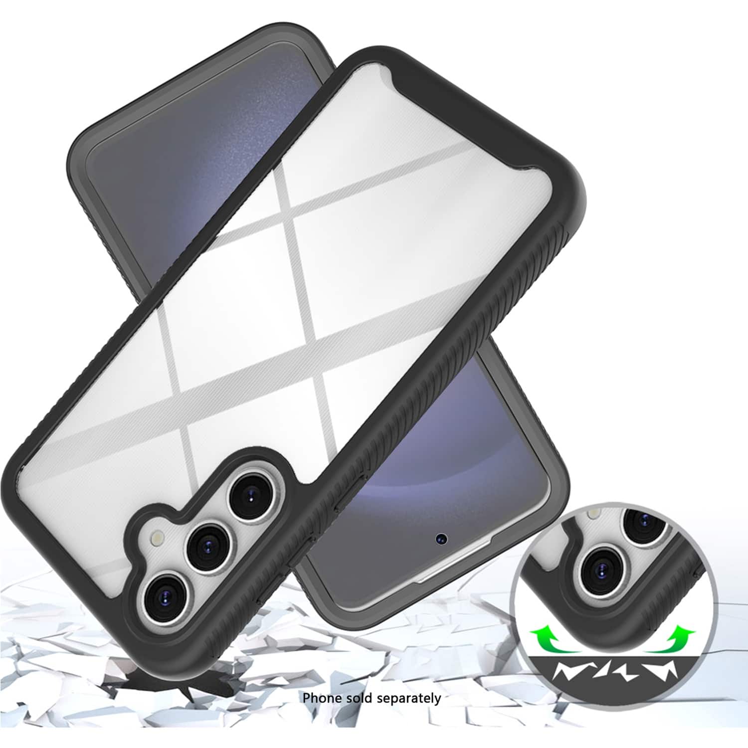 Phone sold separately.