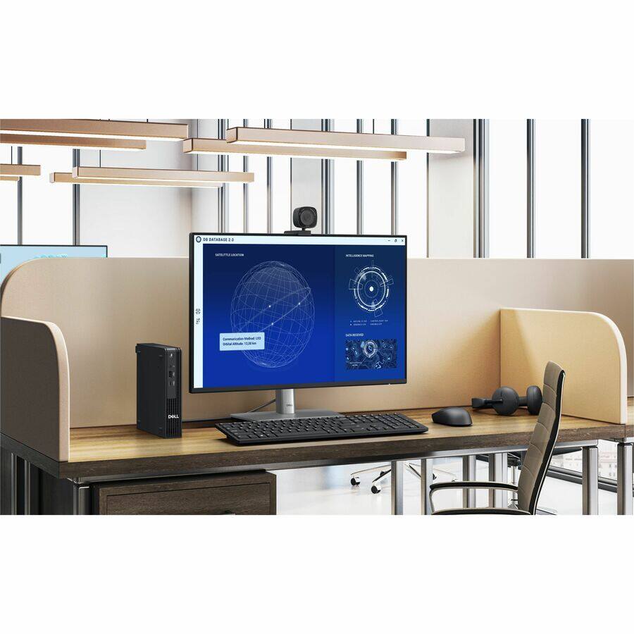 Alt View 3. Dell - Dell Pro Micro QCM1250 Desktop - Intel Core Ultra 235T - 16GB - 256GB SSD - Windows 11 Pro - 180W - V8N3X - Unknown.