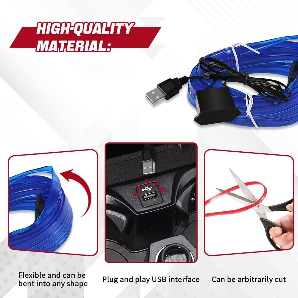 HIGH-QUALITY MATERIAL:

- Flexible and can be bent into any shape
- Plug and play USB interface
- Can be arbitrarily cut