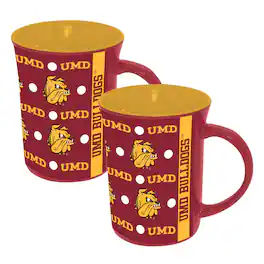 The Memory Company - Minnesota Duluth Bulldogs Two-Pack 15oz. Line Up Ceramic Mugs - Multicolor