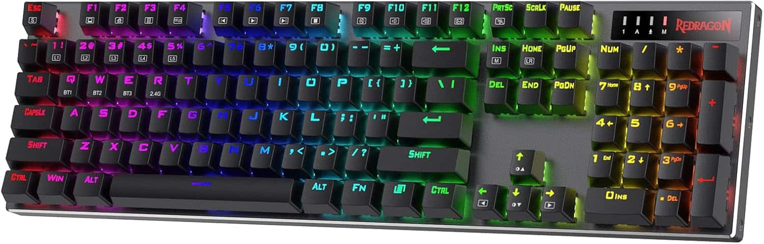REDRAGON - K556 PRO Gaming Keyboard - Black